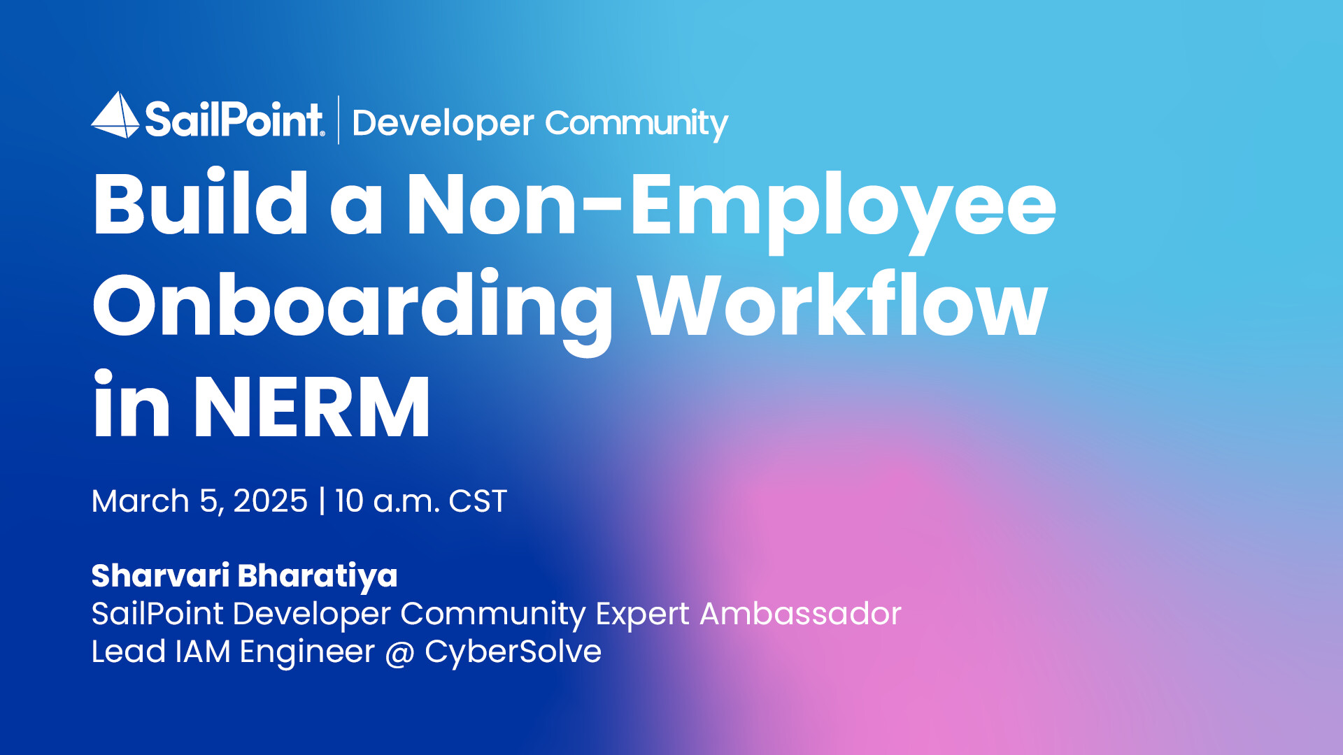 Community Building Workflow