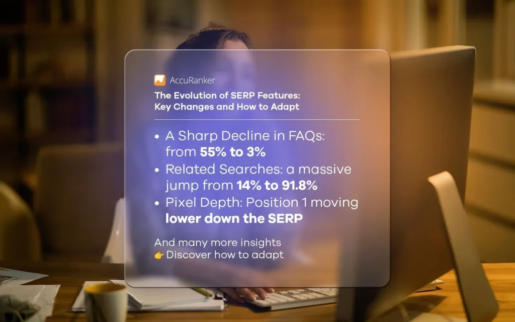 SERP features evolution