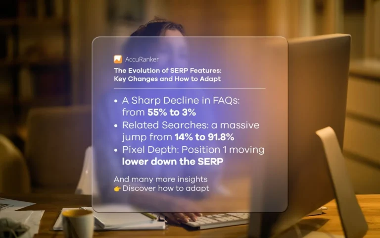 SERP features evolution