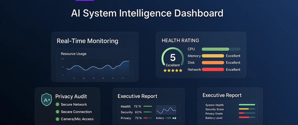 AI system monitoring dashboard