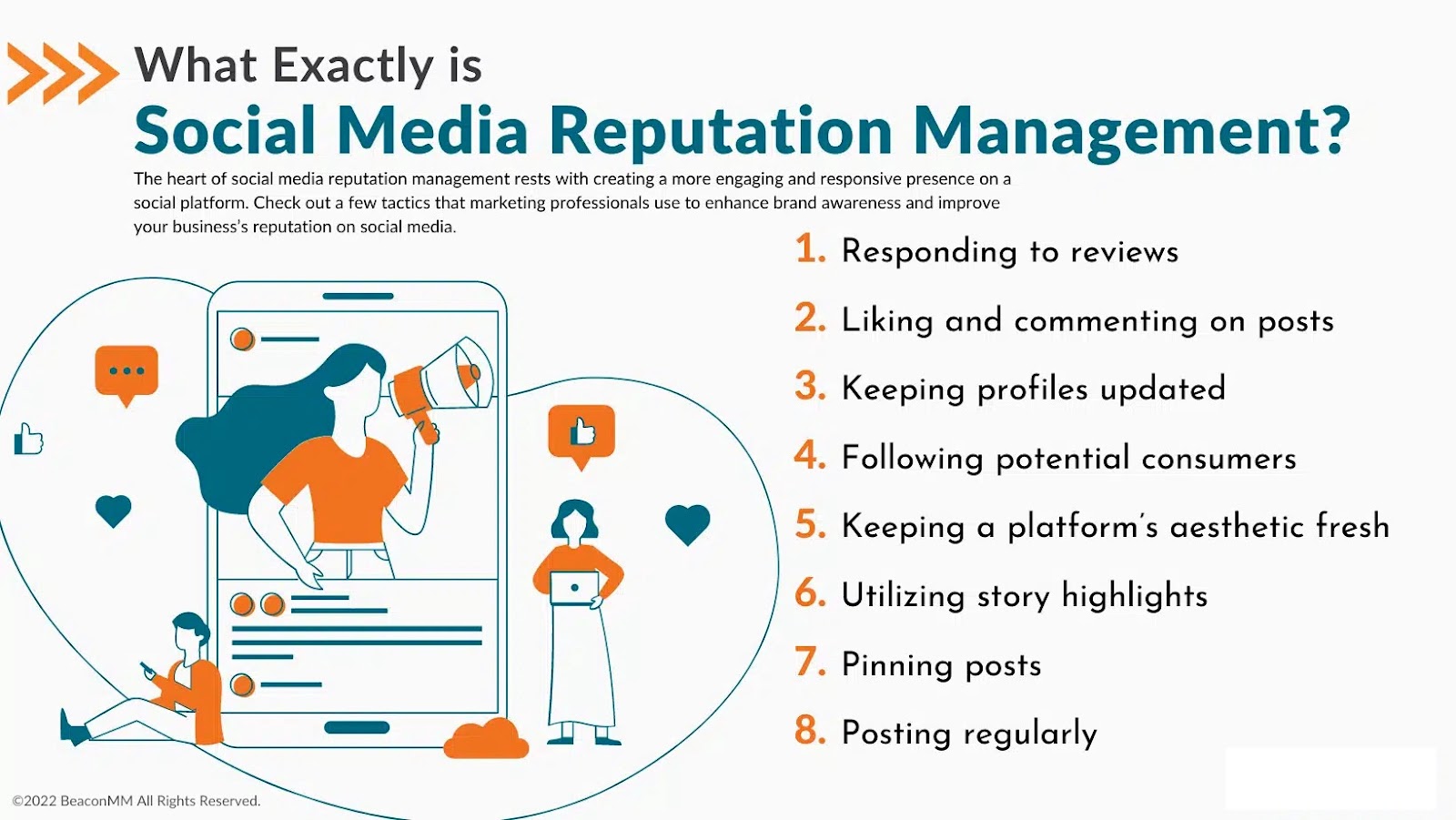 Social media reputation management