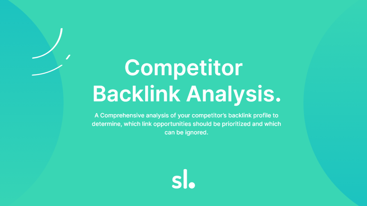Competitor backlink profile analysis