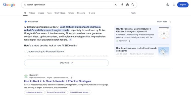 Crafting Content for AI Overviews: Strategies for Visibility in Generative Search Results