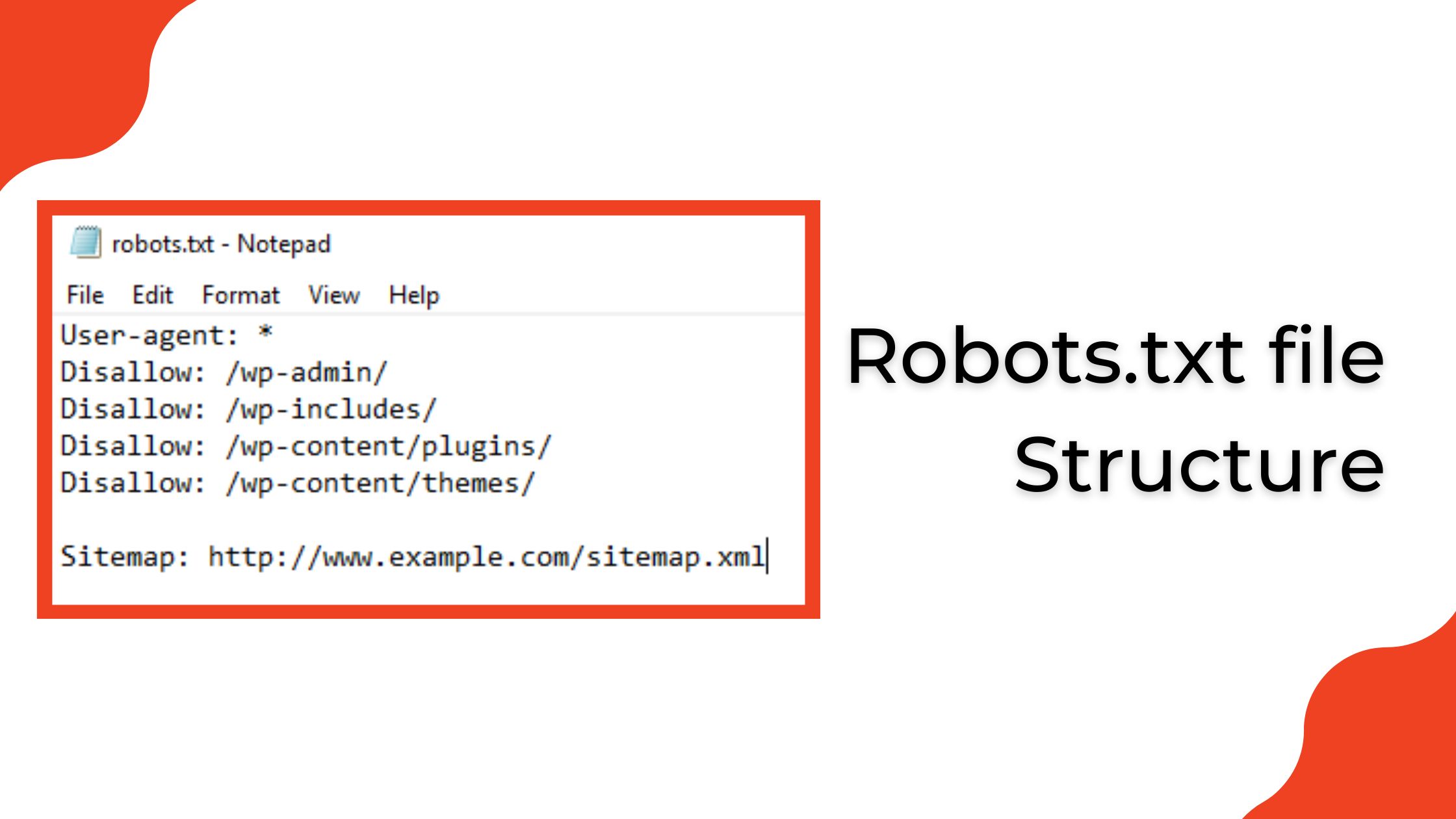 Robots.txt file structure