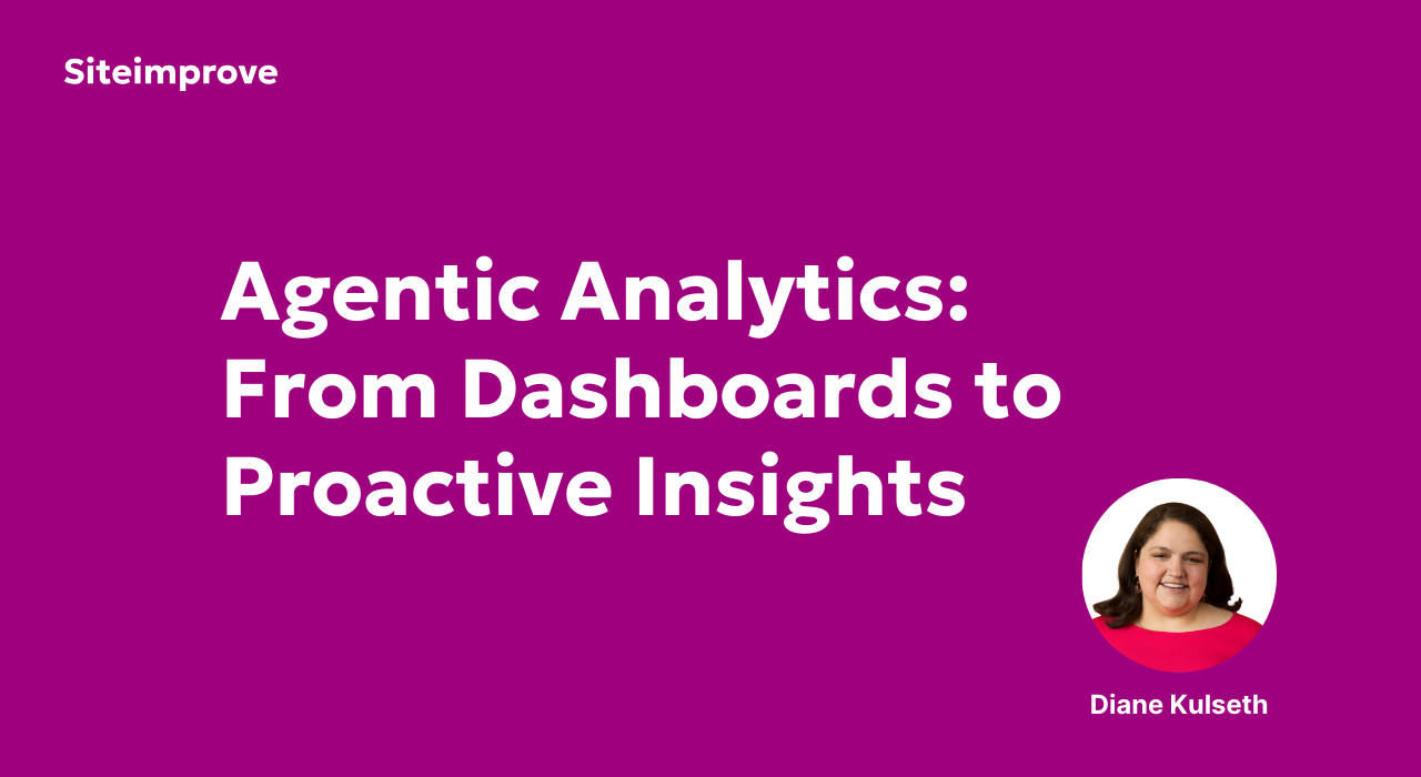 Agentic search analytics dashboard